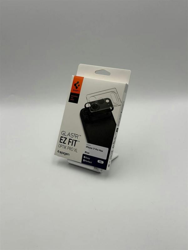 Spigen Glastr EZ Fit Optik Pro XL Camera Lens Protector 17 Pro Max 6.9" Blue - AGL10651