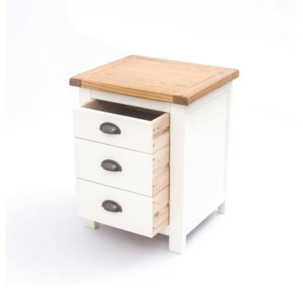 Cabinet Bits Lovere 3 Drawer Bedside Table