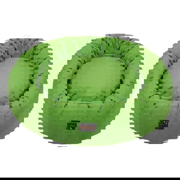 Skylos Donut Dog Bed Velvet Calming Washable Large Small Pet Cushion Soft Mattress