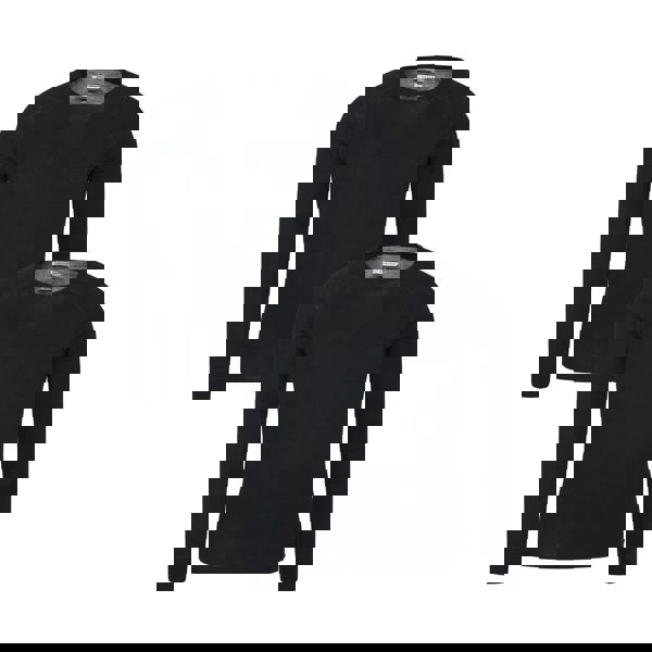 Mountain Warehouse Mens Merino Wool Base Layer Top (Pack of 2) - Black