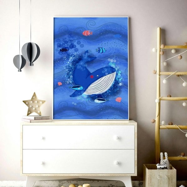 Ocean artwork | set of 2 wall art for Nursery