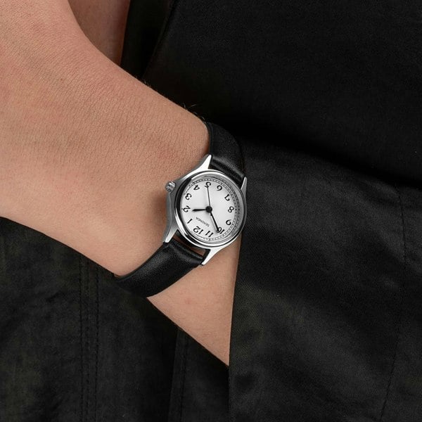 Sekonda Ladies Black Leather Strap Watch 2692