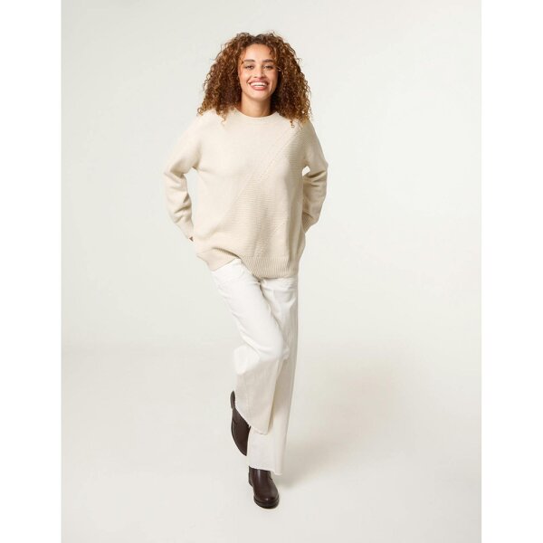 Blue Vanilla Argyle Stitch Detail Jumper