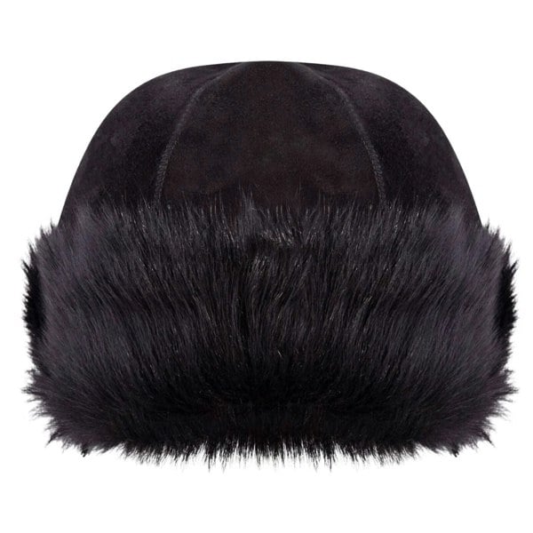 Leather Company Sheepskin Shearling Leather Toscana Beanie Round Bucket Hat