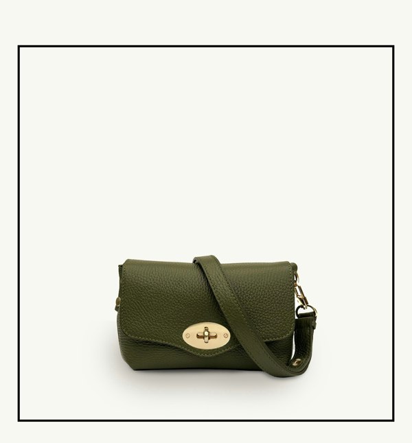 Apatchy London The Maddie Leather Bag - Olive