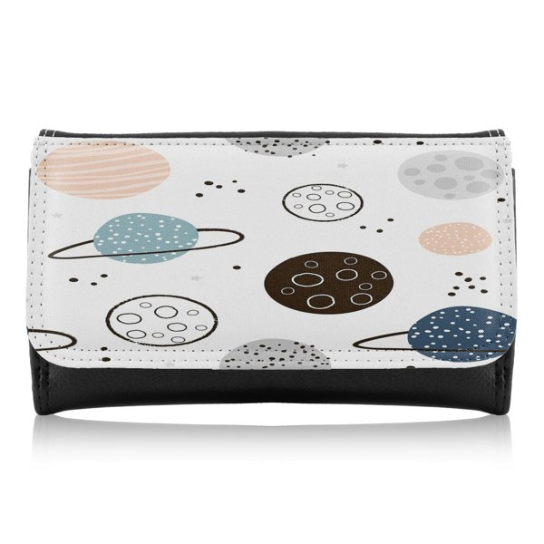 Benjamin Tate Design Child Hand Drawn Space Elements Maxi Purse