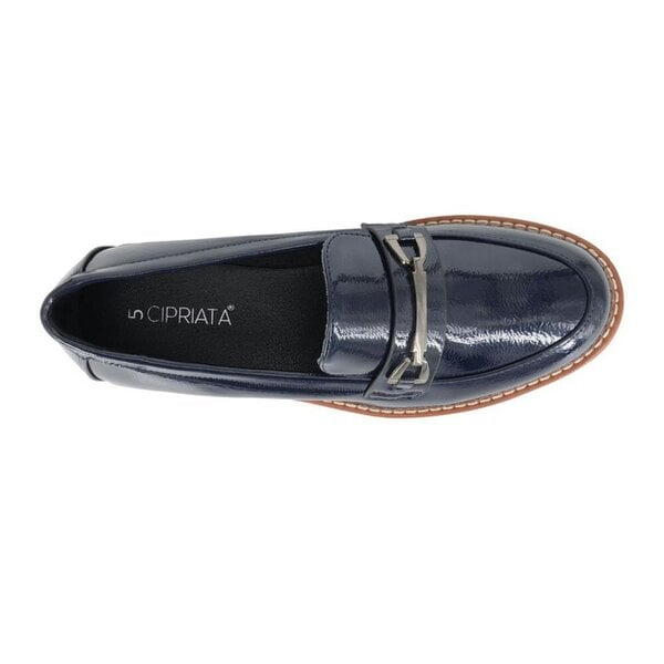 Cipriata Womens/Ladies Miranda Saddle Trim Court Shoes - Navy