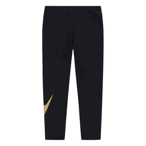 Nike Girls Club Leggings - Black/Gold - 