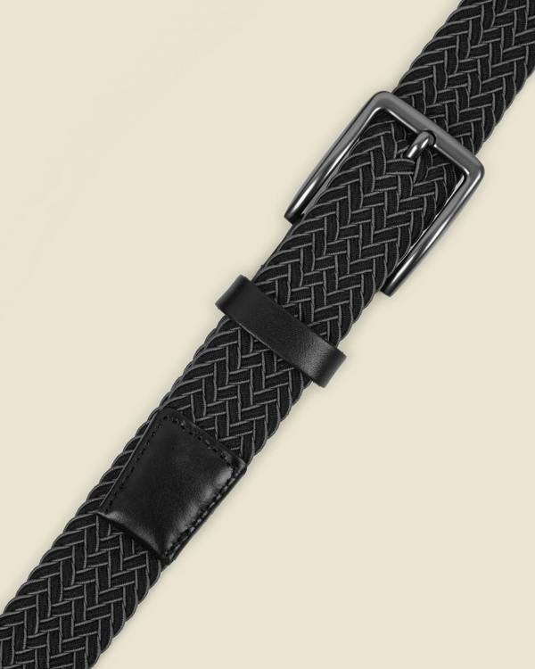 Larsson & Co Berguv - 2-Tone Woven Stretch Belt