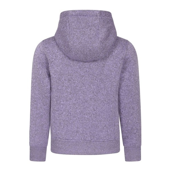 Mountain Warehouse Childrens/Kids Nevis Faux Fur Lined Hoodie - Purple