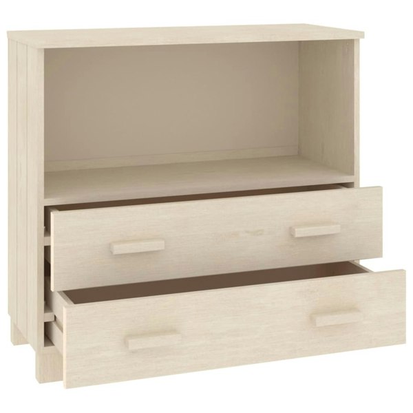 Berkfield Sideboard HAMAR Honey Brown 85x35x80 cm Solid Wood Pine