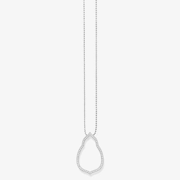 THOMAS SABO Silver Open Work Cubic Zirconia Pendant KE1379-051-14-L60V
