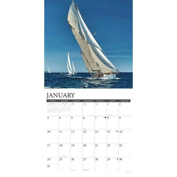 Sailing Calendar 2027, Wall Calendars, Month To View, Sports, Gift