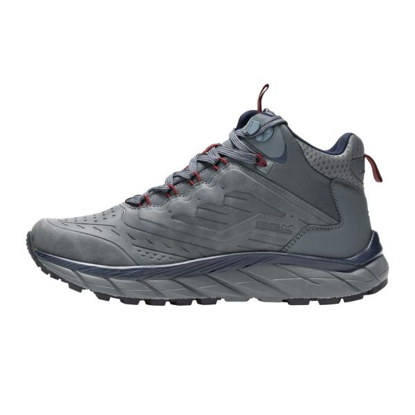 Regatta Mens Derino Mid Cut Walking Boots - Granite/Navy - 