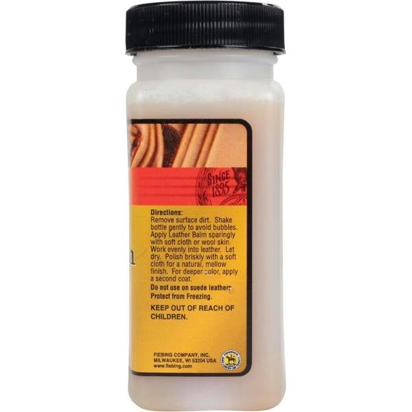 Fiebing's Neutral Leather Balm - With Atom Wax for Conditioning 4oz