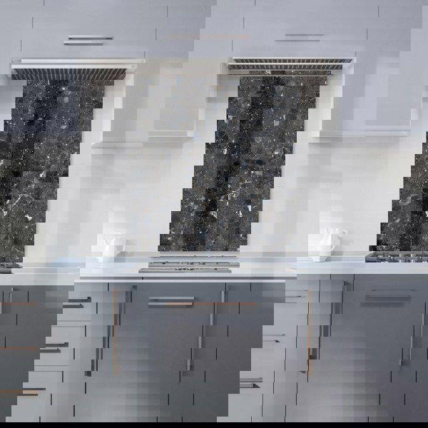 Warren Reed - Designer Dark Grey Quartz Effect Kitchen Splashback