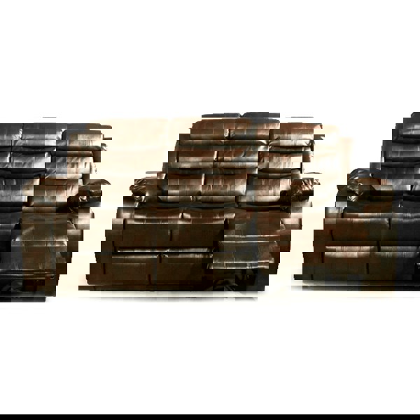 Venlo Leather Reclining 3 Seater Sofa - 2