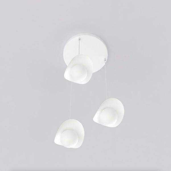 Emibig RITUAL Pendant lamp 3 x G9 White with White Shade