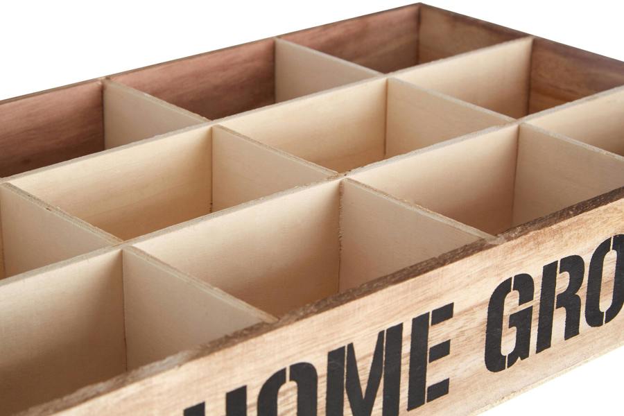 Maison by Premier Naresso 12 Compartments Herbs & Seed Crate
