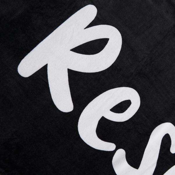Reserved Black/White Beach Towel Lounger 76x200cm