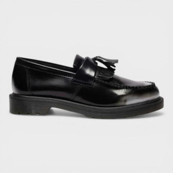 Dr. Martens Adrian Tassel Arcadia Leather Loafers Black