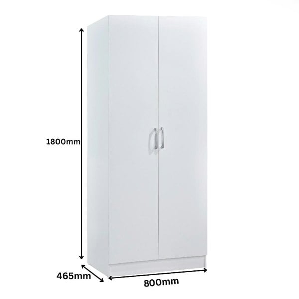 Swish Furniture Highbury 4 Piece Bedroom Set With 2 Door Double Wardrobe