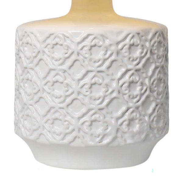 Pagazzi Lighting Mara White Ceramic Table Lamp
