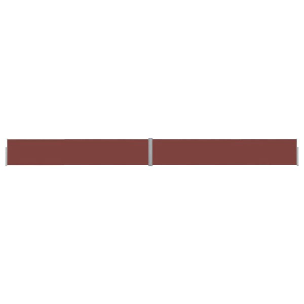 Berkfield Patio Retractable Side Awning 140x1200 cm Brown