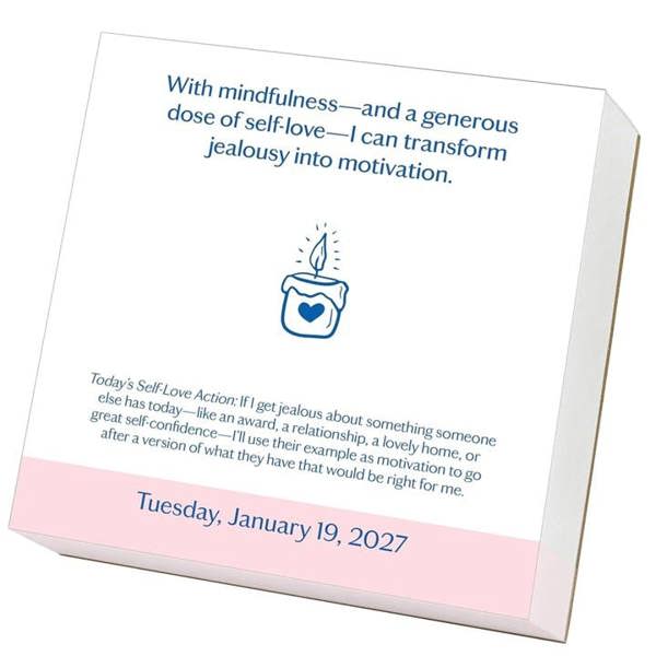 A Year Of Self Love Desk Calendar 2027, Desk Calendars, Day To View, Lifestyle, Gift