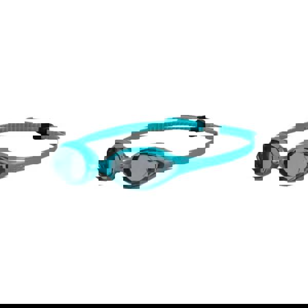 Arena Spider Adult Swim Goggles in teal and black with practical single strap design