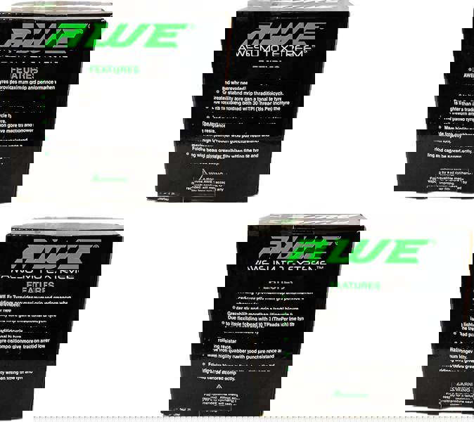 Awe 2 x AWEJump Folding Tyres 20 x 2.125 BMX and 2 x AWE Inner Tubes 20" x 1.75-2.125 Schrader Valve