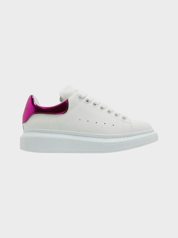 Alexander McQueen Oversized Sneaker White Pink