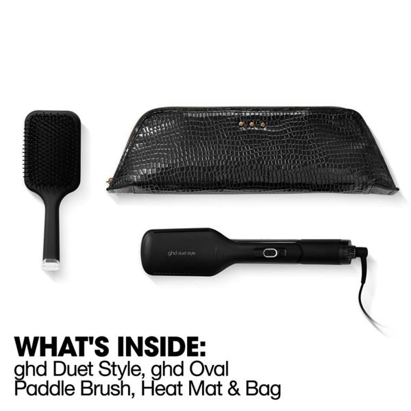 GHD Duet Style Festive Hot Air Styler Paddle Brush Set