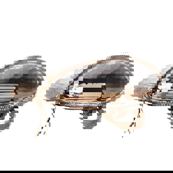 Assots London 'GEORGE' Tan Mini Pebble Grain Leather Backpack