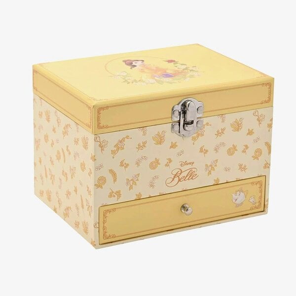 T. H. Baker Disney Belle Pastel Princess Musical Jewellery Box DI2337