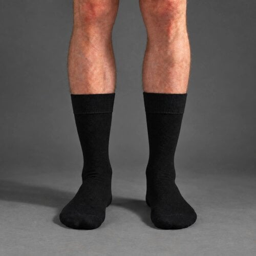 Dr.Socks 4 Pack Mens Bamboo Diabetic Socks Soft Breathable Non Binding Socks