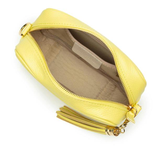 Elie Beaumont Crossbody Tassel Lemon
