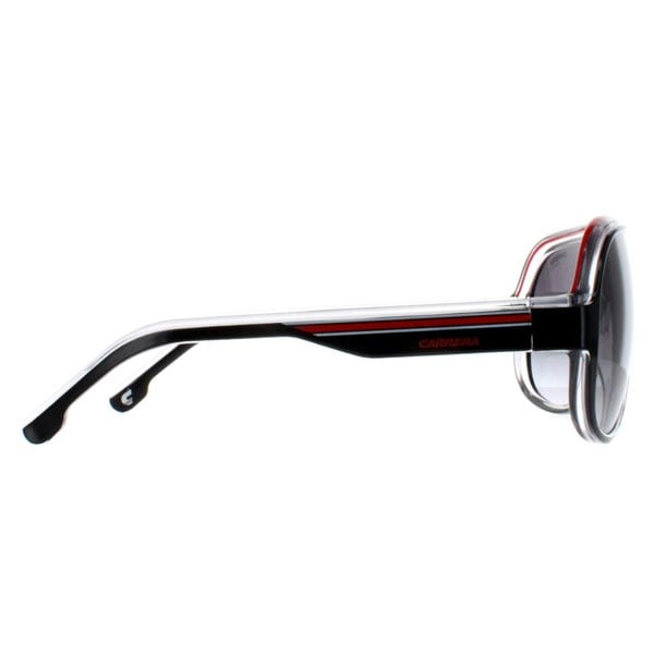 Carrera Sunglasses Speedway/N T4O 9O Black Crystal White Red Dark Grey Gradient