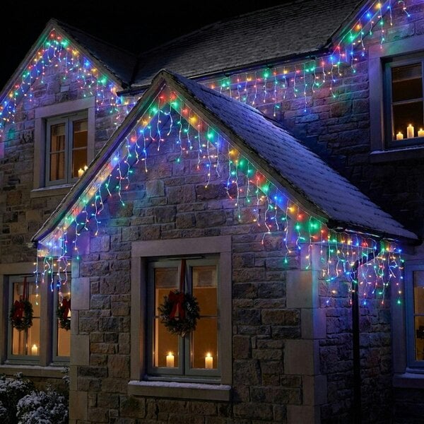 Garden Greatness Mains Operated 240 LED Gutter Icicle Lights