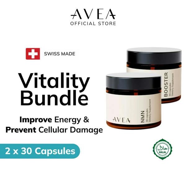 AVEA Vitality Bundle | 1x NAD Vitaliser + 1x NAD Booster Supplement