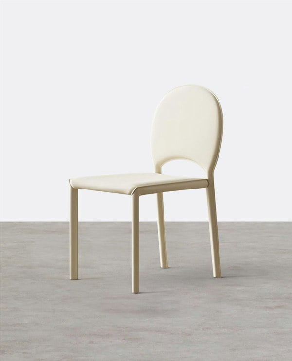 Yedda Dining Chair, Cream-Weilai Concept