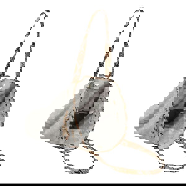 Assots London 'POLLY' Ice Grey Real Suede Leather Oversized Designer Tote Bag