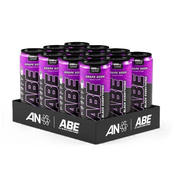 Applied Nutrition ABE Energy + Performance Cans, Grape Soda - 12 x 330 ml.