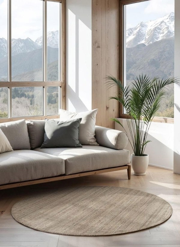 The Rugs Natural Handwoven Jute Rug - Quality & Sustainable