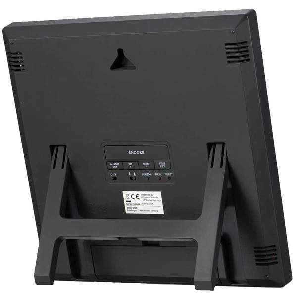 Bresser ClimaTemp JC LCD Weather Clock- Black