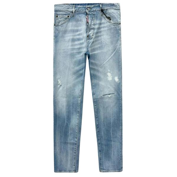 DSQUARED2 Cool Guy Jean Dsetroyed Style Light Blue Jeans W30