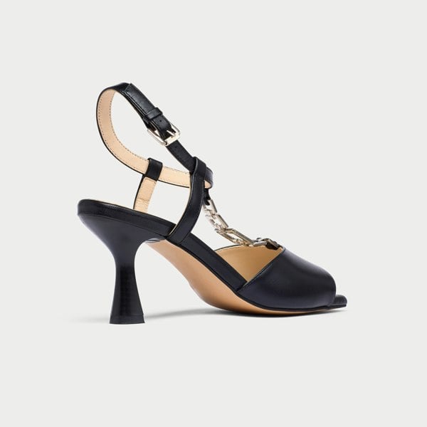 Calla Pamela Shoes - Black Leather