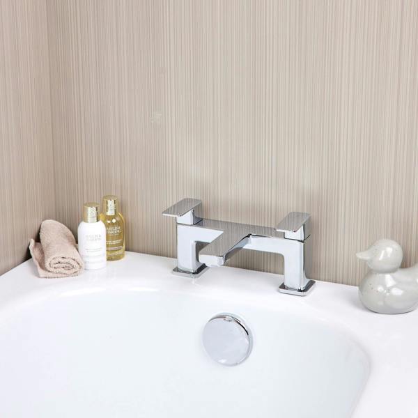 Flode Glan | Bath Filler | Chrome