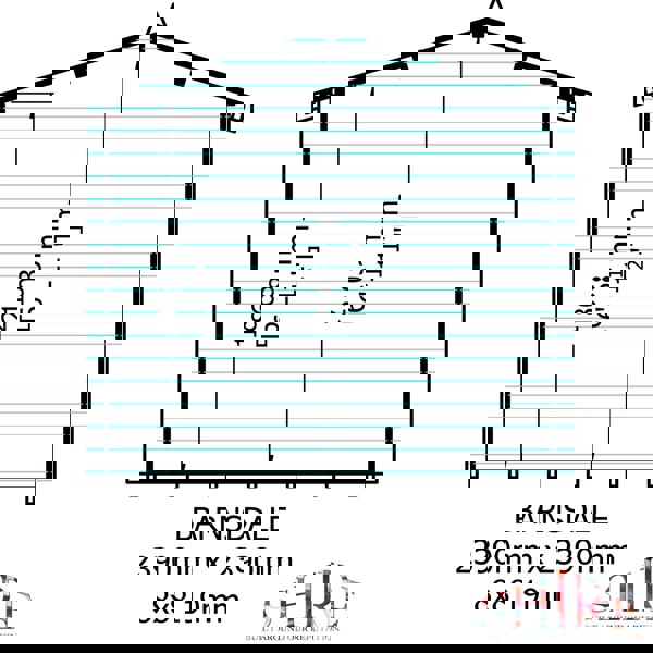 Shire Barn ale 8x8 Log Cabin 19mm interlock Cladding - Best Shed
