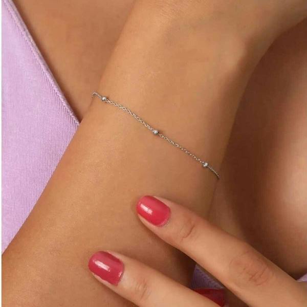 Spero London Sterling Silver Beaded Bracelet Layering Set